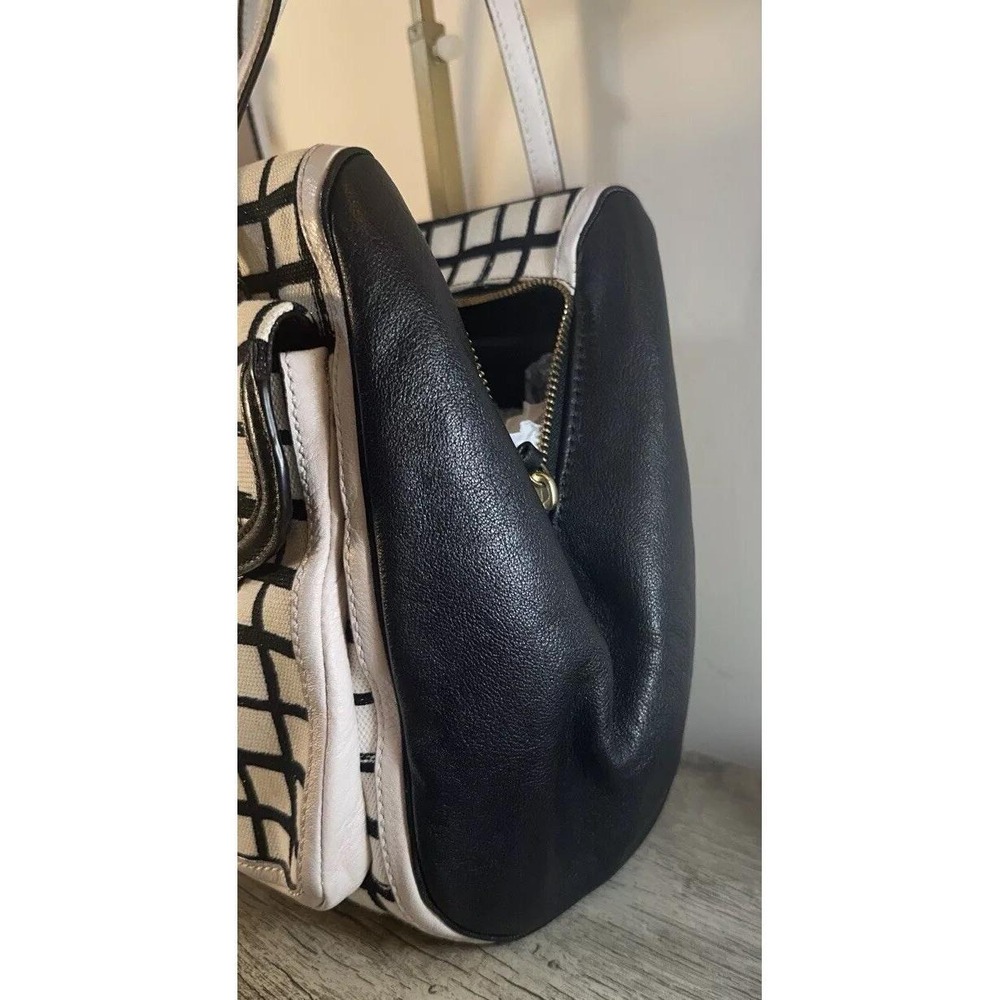 COACH Madison Graphic-Print Madeline Satchel Bag- 28082 Black/White - Picture 3 of 9